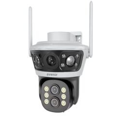 4MP 2 Kameralı 10X Zoomlu Wifi PTZ Kamera AV-S303