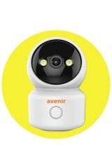 Avenir AV-S215 Wifili Bakıcı Bebek Kamerası 5MP 256 GB SD Kart Desteği Çift Yönlü Ses Sürekli Kayıt Modu