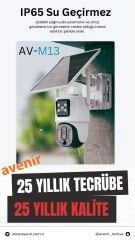 AVENİR AV-M13 4MP 3 LENSLİ 4G Simkartlı IP PTZ KAMERASI