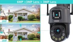 Avenir AV-M05 PTZ 6 MP 256GB 1KM Optik Yaklaştırma İP Kamerası