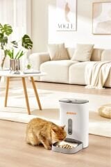 Smart Wifi Uzaktan Mobil Kontrol Kameralı Otomatik Kedi-Köpek Mama Kabı F11-CAMERA