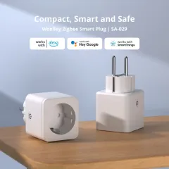 Akıllı Tekli Priz 16A Avrupa Standart Girişli Adaptörü Sesli Kontrol AV-S02