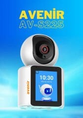 2 MP Karşılıklı Görüşme 360° Derece Dönebilen Akıllı Wifi Bebek Kamerası AV-S225