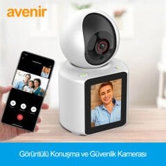 2 MP Karşılıklı Görüşme 360° Derece Dönebilen Akıllı Wifi Bebek Kamerası AV-S225