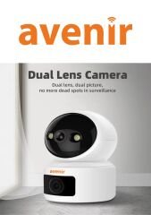 4 MP 2 Kameralı 360° Dönebilen Wifi Bebek Kamerası AV-S213