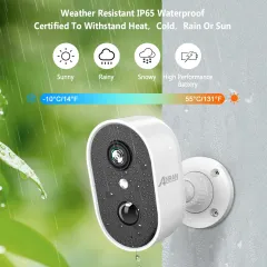 Avenir AV-S270 2 MP Dahili Pilli PIR Algılama 2.4Ghz WiFi Solar Gece Görüşlü IP PTZ Kamera