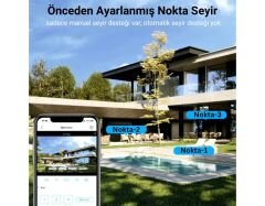 Avenir AV-S305 2MP WiFi Speed Dome IP66 IP Kamera PTZ Pan/Tilt ICSEE App