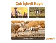 AV-S440H 4MP 3.6mm Lens 4G Solar Fotokapan Kamera Ubox App Hareket Algılama