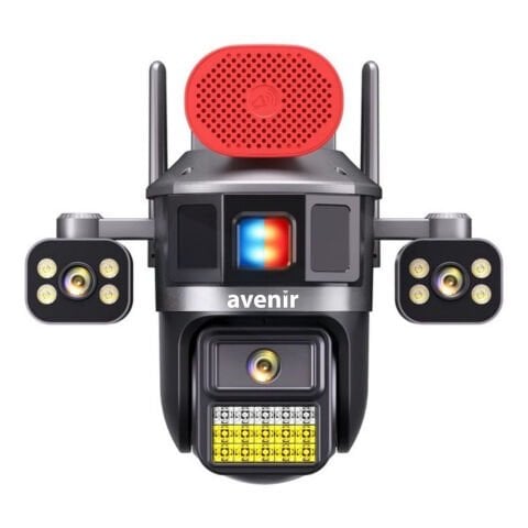 AV-S311 WİFİ'Lİ SİRENLİ 6MP 3 KAMERALI AKILLI PTZ KAMERA